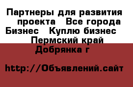 Партнеры для развития IT проекта - Все города Бизнес » Куплю бизнес   . Пермский край,Добрянка г.